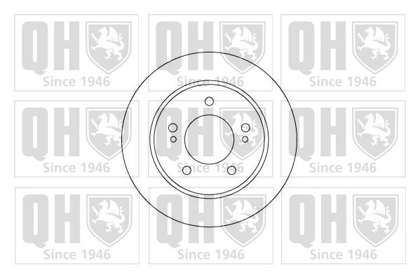 QUINTON HAZELL Тормозной диск BDC4935